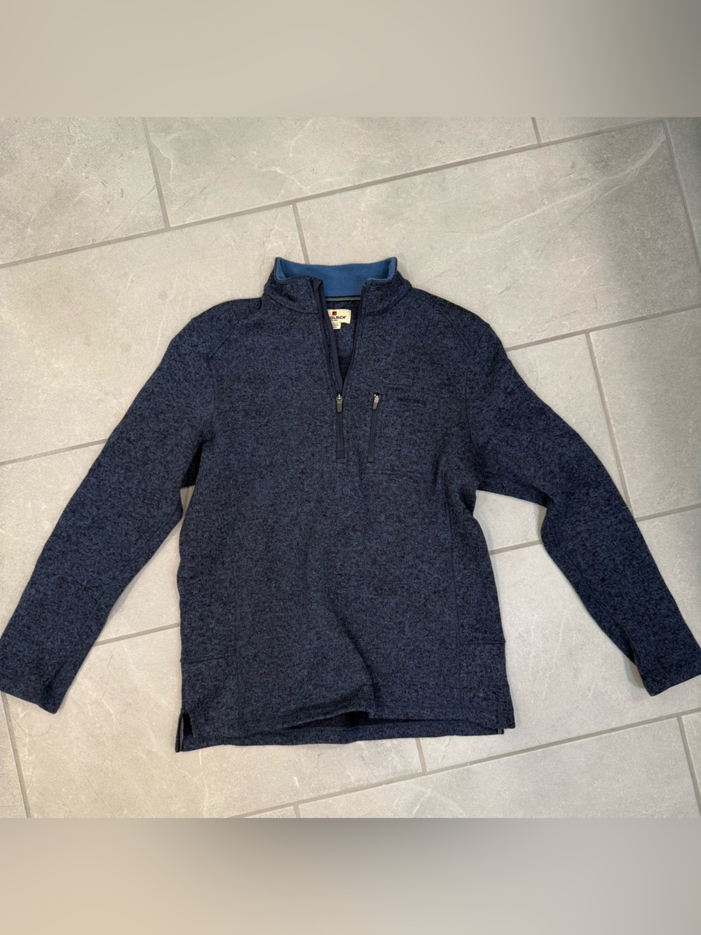 Woodrich Heather Navy Full-Zip Hoodie